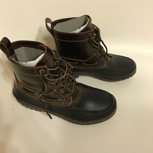 Men’s Sperry Waterproof Leather Boots Size 9.